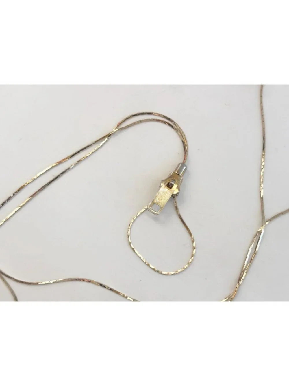 Minimalist Sliding Zipper Adjustable Cobra Chain 80's Vintage Glasses Chain 14